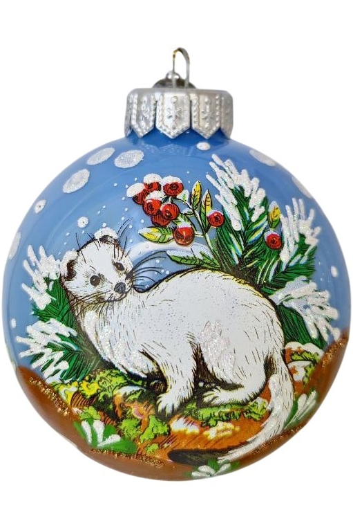 Елочный шар Ласка КУ-80-244060